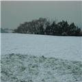 Snow on the top of the old Golf Course 2010