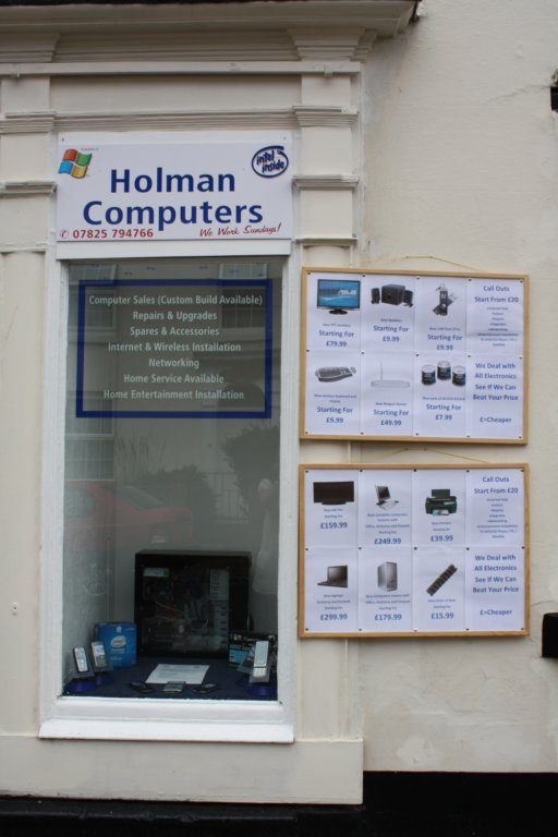 Holman Computers Office window