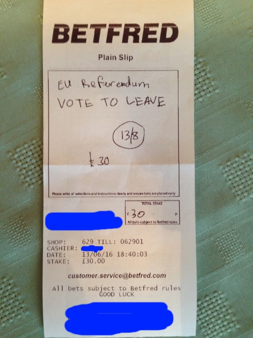 betting slip betting slip