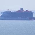 Scarlet Lady (Virgin) cruise ship passing Dawlish today