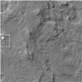 Curiosity descending parachute