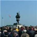 Photo of the unveiling of Bill Millins Statue today