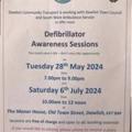 Difibrillator Awareness Sessions